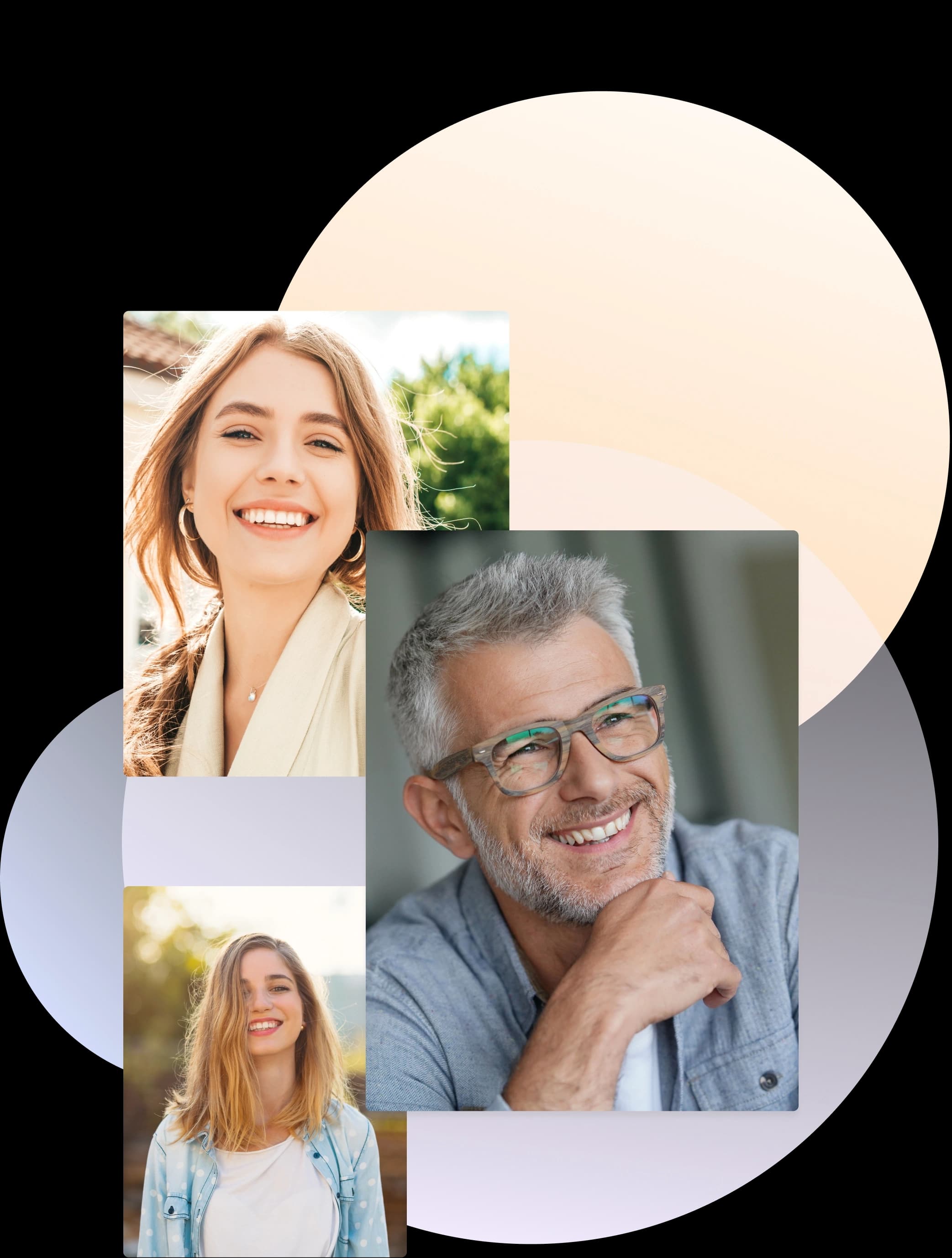 Collage of people experiencing wellbeing and personal growth