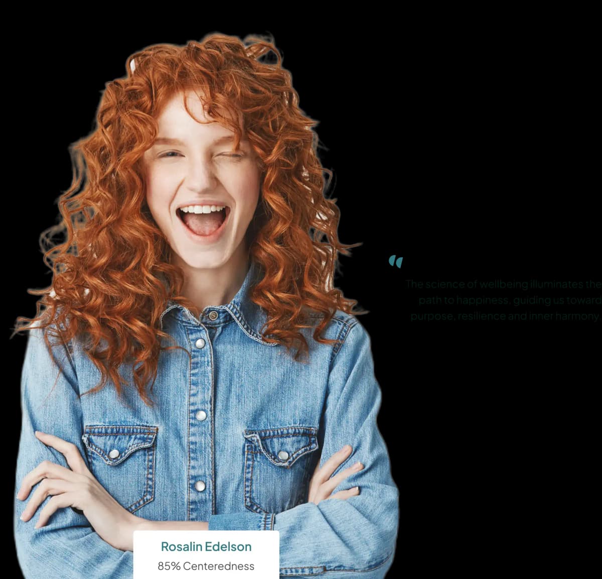 Woman using the MAP Wellbeing platform on her phone